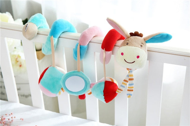 Rattle Bed Crib Car Hanging Plush Appease Toys