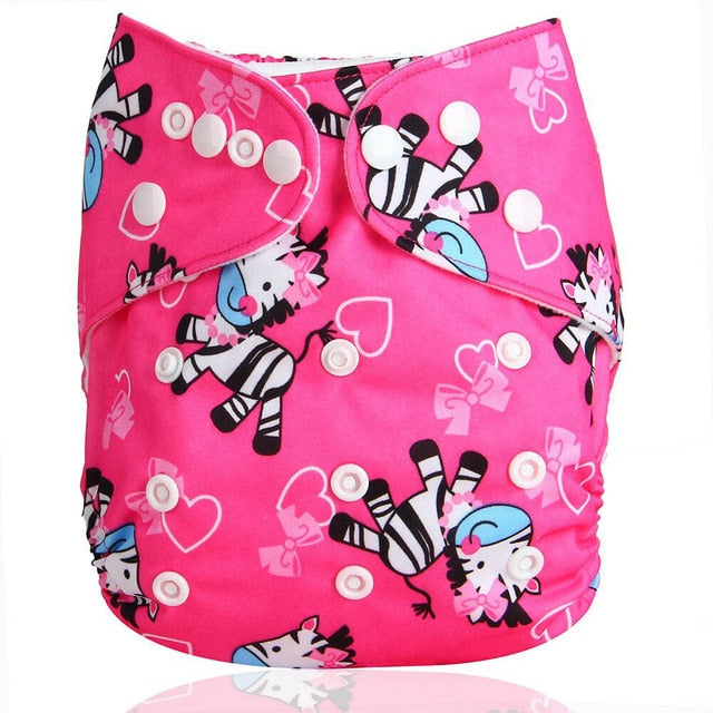 Bear Leader Baby Nappies 2018 Cartoon Unisex One Size Baby Washable Cloth Nappy Reusable Pocket Diaper Suit 0-2 years 3-15kg