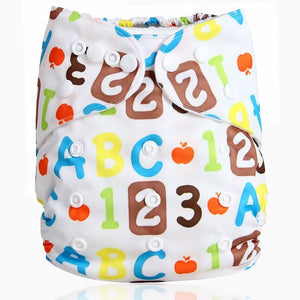Bear Leader Baby Nappies 2018 Cartoon Unisex One Size Baby Washable Cloth Nappy Reusable Pocket Diaper Suit 0-2 years 3-15kg