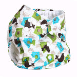 Bear Leader Baby Nappies 2018 Cartoon Unisex One Size Baby Washable Cloth Nappy Reusable Pocket Diaper Suit 0-2 years 3-15kg