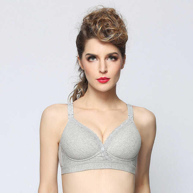 2018 New Maternity nursing bra Cotton Breastfeeding bra for Pregnant women Pregnancy Breast feeding underwear clothing