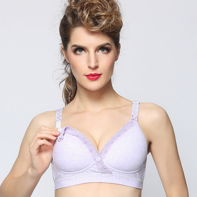 2018 New Maternity nursing bra Cotton Breastfeeding bra for Pregnant women Pregnancy Breast feeding underwear clothing