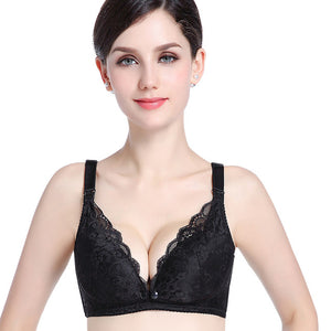 2018 NEW Pregnant Underwear Clothes Lace Maternity Nursing Bra Front Button Cotton Breastfeeding bra For Pregnant women Clothing