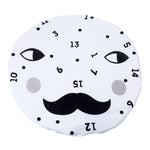 Cartoon Baby Round Play Mat Winter Floor Blanket Cotton Newborn Crawling Pad Infant Warm Bedding