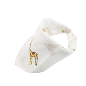 Newborn Baby Bibs Cartoon Cotton Infant Girls Boys Unisex Toddler Triangle Scarf Saliva Towel Bandana Burp Clothes for Feeding