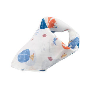 Newborn Baby Bibs Cartoon Cotton Infant Girls Boys Unisex Toddler Triangle Scarf Saliva Towel Bandana Burp Clothes for Feeding