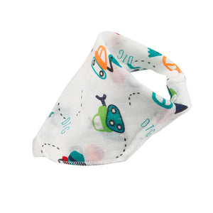 Newborn Baby Bibs Cartoon Cotton Infant Girls Boys Unisex Toddler Triangle Scarf Saliva Towel Bandana Burp Clothes for Feeding