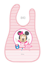 Disney Water-proof Baby Bibs Mickey Burp Saliva Towel Minnie Cartoon Children Cloths Cotton Boy And Girl Bib Babador Accessories