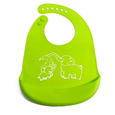 Safety Softness Silica Gel Cartoon Baby Bib Boys Girls Waterproof Bibs Children Burp Cloths Toddler Feeding Bib Baby Accessories
