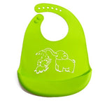 Safety Softness Silica Gel Cartoon Baby Bib Boys Girls Waterproof Bibs Children Burp Cloths Toddler Feeding Bib Baby Accessories