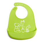Safety Softness Silica Gel Cartoon Baby Bib Boys Girls Waterproof Bibs Children Burp Cloths Toddler Feeding Bib Baby Accessories