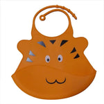NEW Washable Silicone Infant Feeding Baby Kid Bib Fun Characters Waterproof NSV775