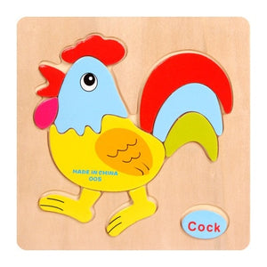 Wooden Puzzle Educational Brain Teaser Toys