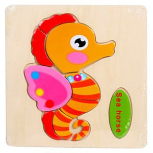 Wooden Puzzle Educational Brain Teaser Toys