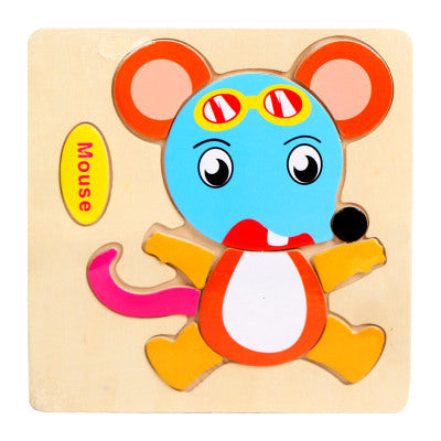 Wooden Puzzle Educational Brain Teaser Toys