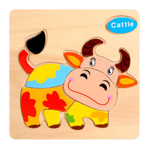 Wooden Puzzle Educational Brain Teaser Toys