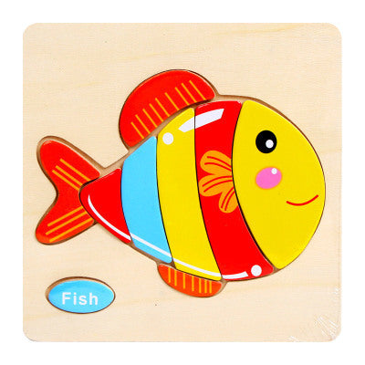 Wooden Puzzle Educational Brain Teaser Toys