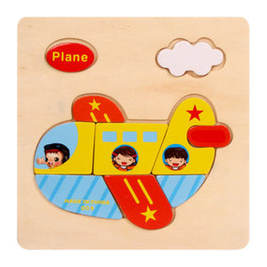 Wooden Puzzle Educational Brain Teaser Toys