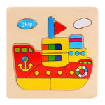 Wooden Puzzle Educational Brain Teaser Toys
