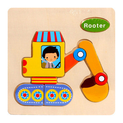 Wooden Puzzle Educational Brain Teaser Toys