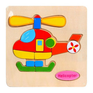 Wooden Puzzle Educational Brain Teaser Toys