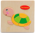 Wooden Puzzle Educational Brain Teaser Toys