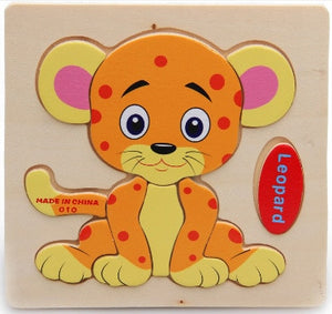 Wooden Puzzle Educational Brain Teaser Toys