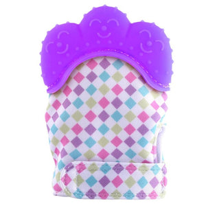 Baby Silicone Teething Mitten Toddler Self-Soothing