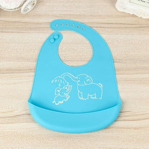 New Design Baby Bibs Waterproof Silicone Feeding Baby Wholesale Newborn Cartoon Waterproof Aprons Baby Bibs