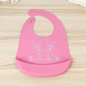 New Design Baby Bibs Waterproof Silicone Feeding Baby Wholesale Newborn Cartoon Waterproof Aprons Baby Bibs