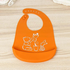 New Design Baby Bibs Waterproof Silicone Feeding Baby Wholesale Newborn Cartoon Waterproof Aprons Baby Bibs