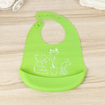 New Design Baby Bibs Waterproof Silicone Feeding Baby Wholesale Newborn Cartoon Waterproof Aprons Baby Bibs