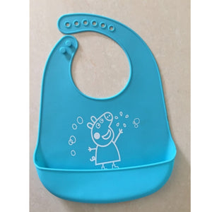 New Design Baby Bibs Waterproof Silicone Feeding Baby Wholesale Newborn Cartoon Waterproof Aprons Baby Bibs
