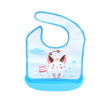 Cartoon Newborn Baby Bibs Silicone Waterproof  Baby Feeding Bib Boy Girl Bavoir Bib Infantil Menina Baberos Bebes Bandana Apron