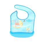 Cartoon Newborn Baby Bibs Silicone Waterproof  Baby Feeding Bib Boy Girl Bavoir Bib Infantil Menina Baberos Bebes Bandana Apron