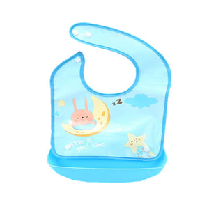 Cartoon Newborn Baby Bibs Silicone Waterproof  Baby Feeding Bib Boy Girl Bavoir Bib Infantil Menina Baberos Bebes Bandana Apron