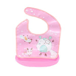 Cartoon Newborn Baby Bibs Silicone Waterproof  Baby Feeding Bib Boy Girl Bavoir Bib Infantil Menina Baberos Bebes Bandana Apron